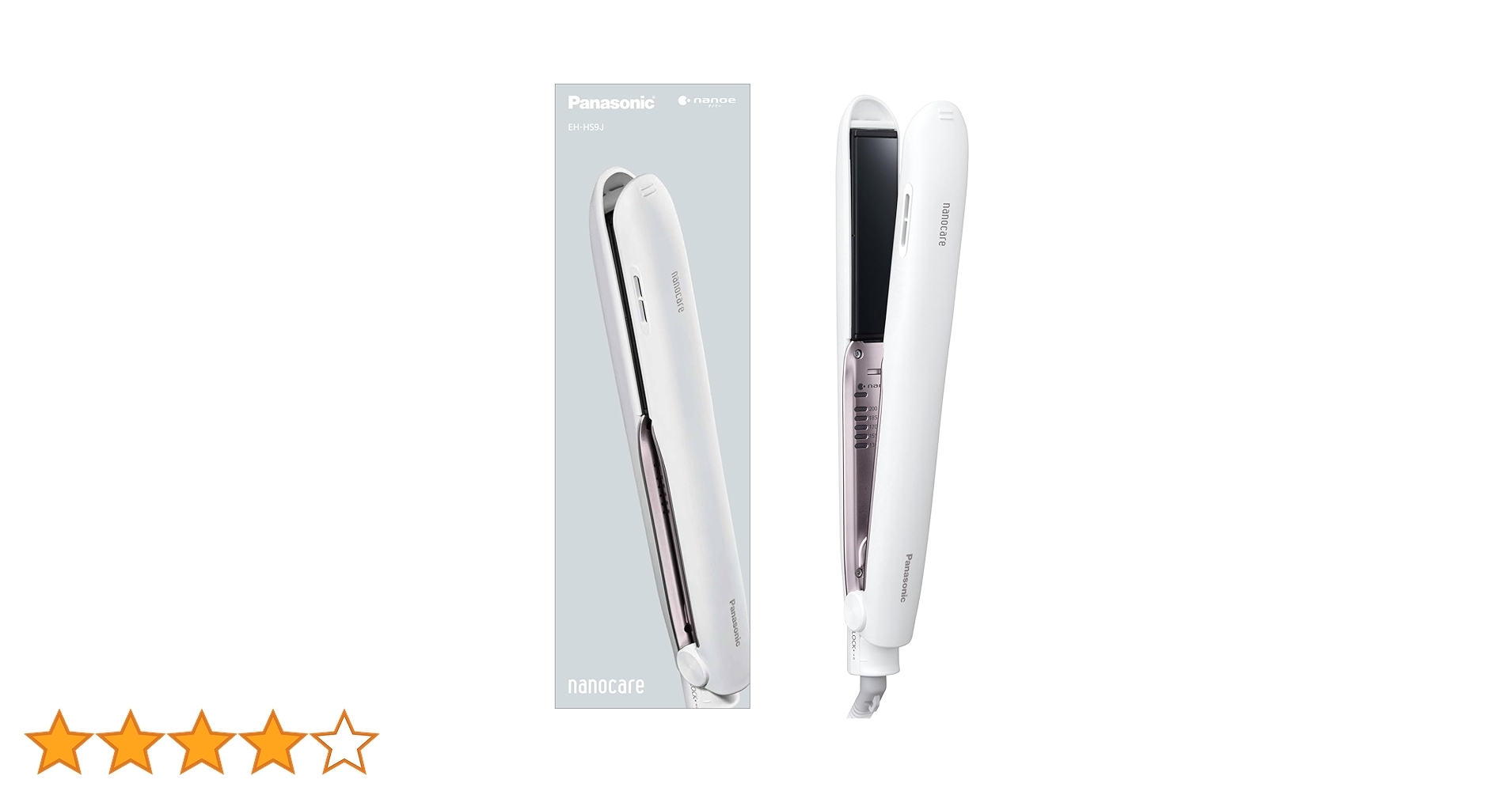 Amazon | パナソニック ヘアーアイロン ストレート用 ナノケア